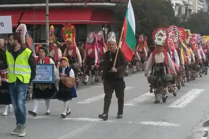Българско участие в международен фестивал на кукерите в гр. Солун 